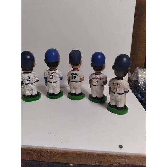 2001 All Star Game Players Bobbleheads 5 FIGURINES
